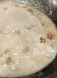 Immagine del passaggio 2 della ricetta Fusilli con ciauscolo gorgonzola e zafferano