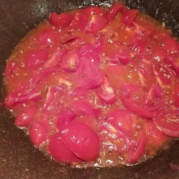 Passaggio 3 della ricetta Gnocchetti di basilico al pomodoro