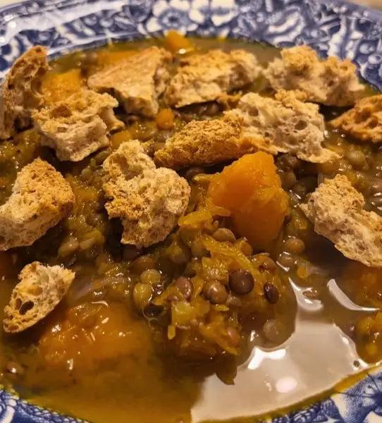 Ricetta Zuppa lenticchie e zucca di ipiattidiflavia