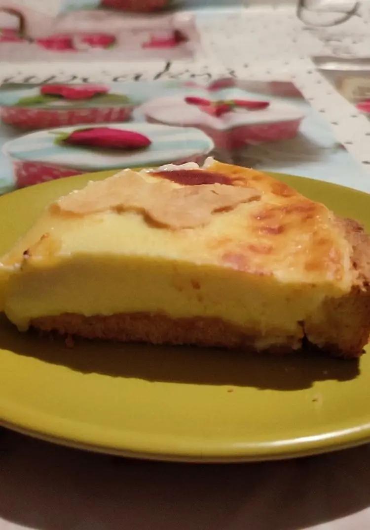 Ricetta Crostata crema pasticcera e ricotta #pranzocoinonni di Ale.eru23