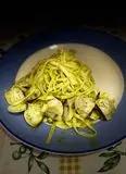 Immagine del passaggio 1 della ricetta Zucchina e basilico fresco con crema anche volgono ❤️