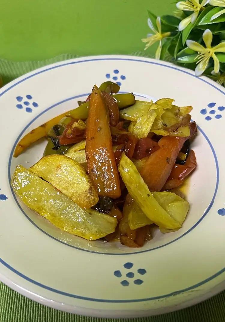 Ricetta Pipi e patati 😋😋😋🫑🫑🫑patate e peperoni calabresi🌶🌶🌶🌶 di loredana705