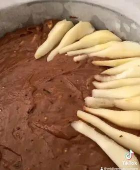 Immagine del passaggio 6 della ricetta Torta ricotta, pere e cioccolato 😍
