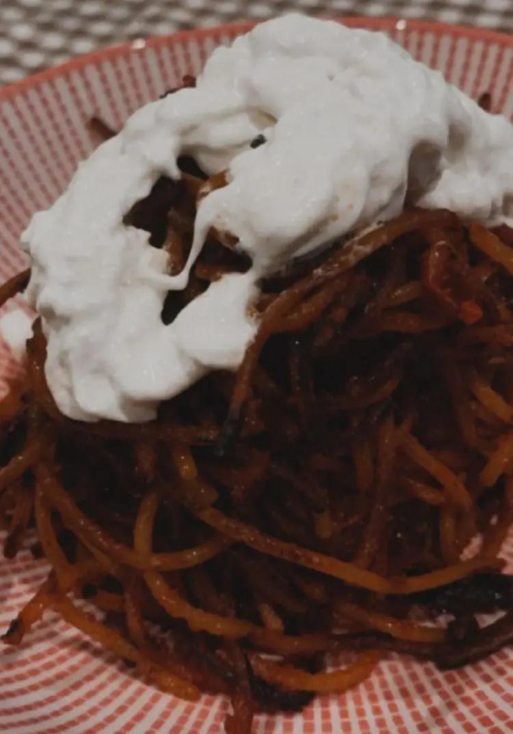 Ricetta Spaghetti all'assassina con stracciatella di francesca109