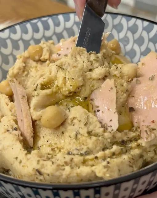 Ricetta Hummus di ceci e tonno senza Tahina e con pochi ingredienti. di lia.e.chia