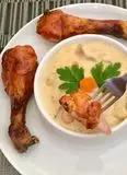 Immagine del passaggio 34 della ricetta “Creamy Mushroom Chicken” ossia “Pollo Cremoso ai Funghi” versione stregattami 👩🏻‍🍳