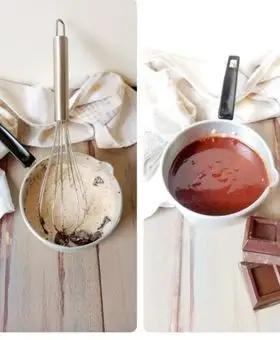 Immagine del passaggio 5 della ricetta Crostata morbida fragole e ganasche di cioccolato