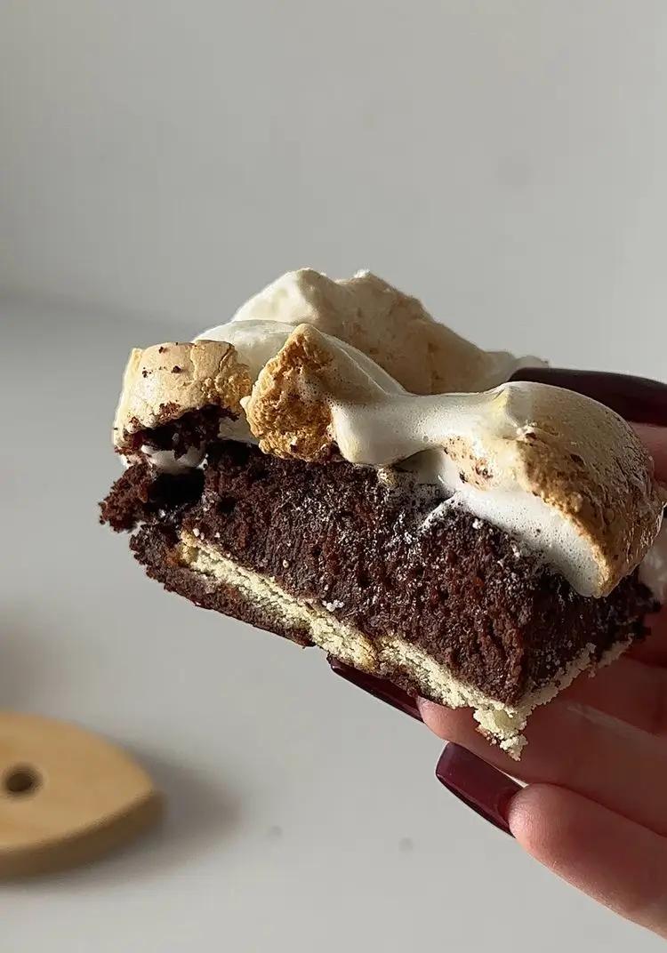 Ricetta S’mores Fit Brownies di cuisinedeclairee