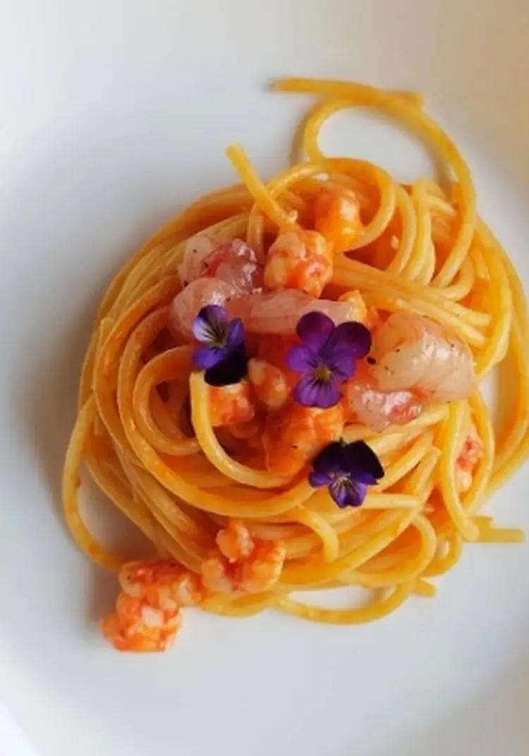 Ricetta Spaghetti con crema di gambero rosso 🦐 di RicettediSara
