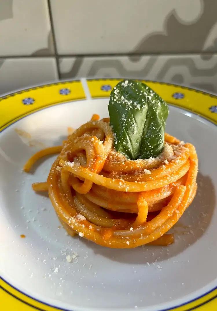 Ricetta Pasta cremosa con pomodoro e basilico di marta583