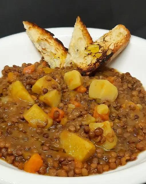 Ricetta Zuppa lenticchie patate e zucca di peppoalt