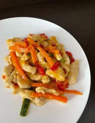 Ricetta Straccetti di pollo con verdure di Cooking_lalla