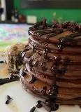 Immagine del passaggio 6 della ricetta Pancake al cioccolato