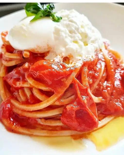 Ricetta Spaghetto quadrato burrata, pomodoro e basilico!❤❤❤ di dianacorradetti