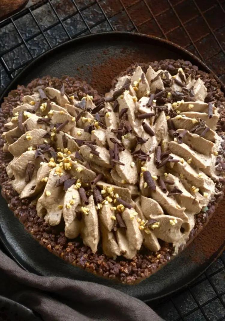Ricetta Crostata senza cottura con crema al cioccolato di Ortensio
