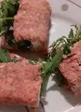 Immagine del passaggio 6 della ricetta Sacottini di carne macinata ripieni di mozzarella, rucola e prosciutto cotto
