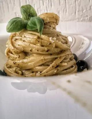 Ricetta Pesto di basilico, rucola ed olive nere di cristinaeffe_