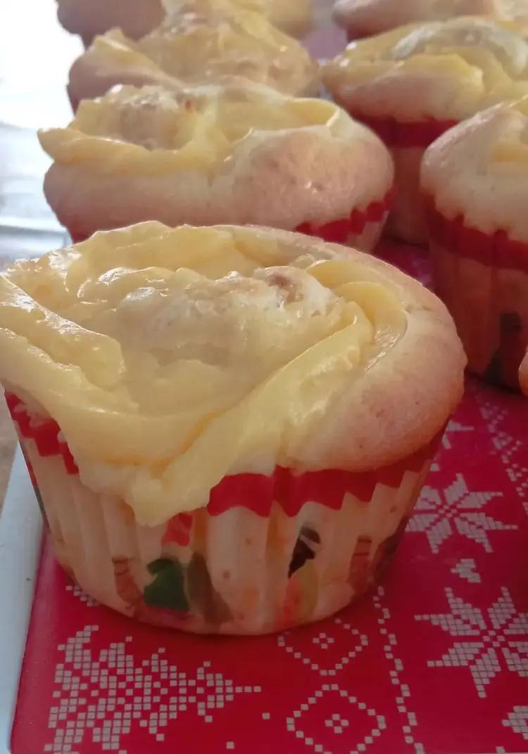 Ricetta Muffin con mele caramellate e crema pasticcera di angela876