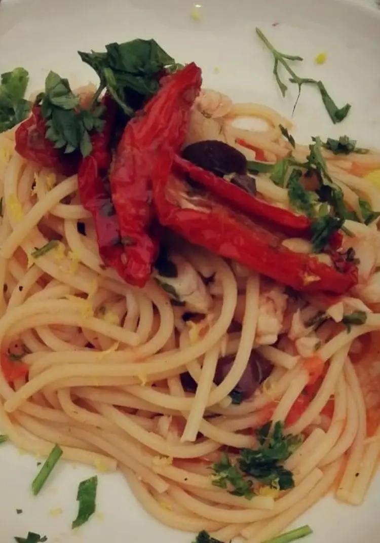Ricetta Spaghetti con merluzzo e podorini di Le_ricette_di_Romina_