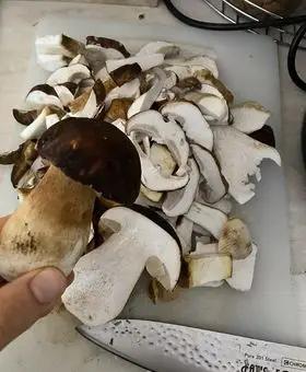 Immagine del passaggio 1 della ricetta Pappardelle ai funghi porcini
