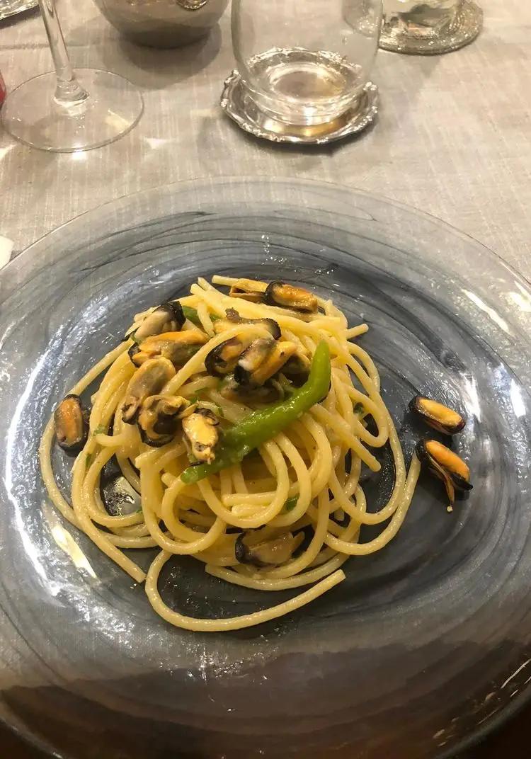 Ricetta Spaghetti cozze peperoncini e cacio di vitosica1959