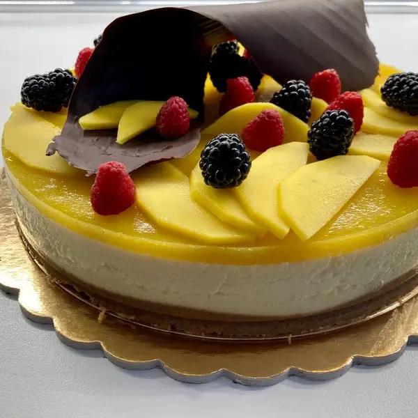 Ricetta Cheesecake al Mango, Lamponi e More di unamicoincucina