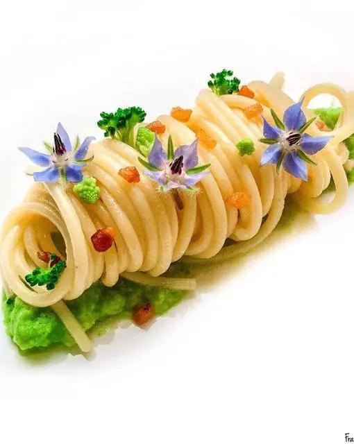 Ricetta Spaghetti con crema di broccoli e cubettini di guanciale croccante di FrancescaGlam
