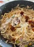 Immagine del passaggio 5 della ricetta Linguina Fave, Pancetta e Pecorino