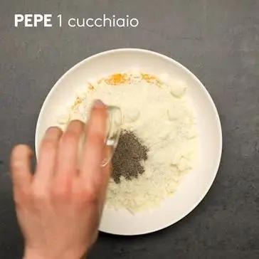Immagine del passaggio 1 della ricetta Polletti croccanti cacio e pepe