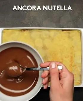 Immagine del passaggio 5 della ricetta Lasagne di crepes con banane, Nutella e nocciole