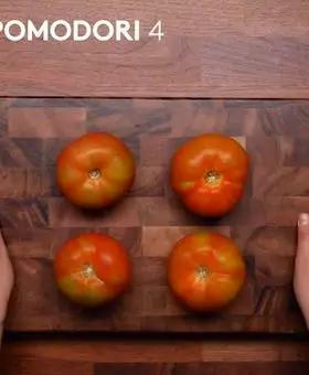 Immagine del passaggio 2 della ricetta Pomodori ripieni di trofie alla norma
