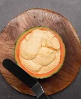 Immagine del passaggio 3 della ricetta Semifreddo al melone